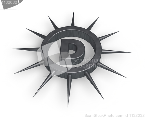 Image of spiky letter d