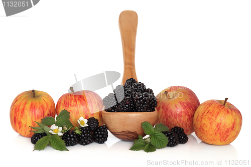 Image of Blackberry and Apple Fruit