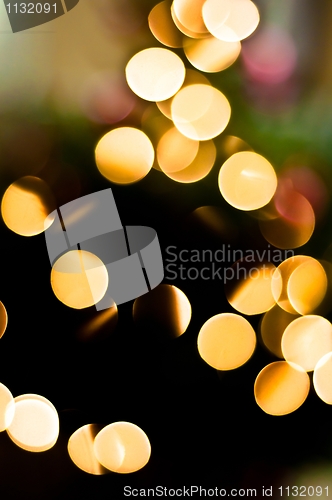 Image of Christmas tree out of focus
