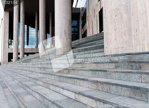 Image of Stairs of a modern building