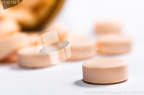 Image of Medicine against white isolated background