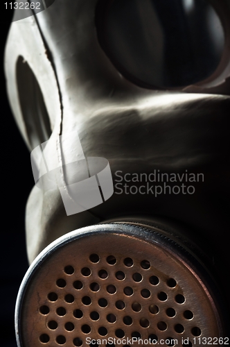 Image of Closeup of a gasmask