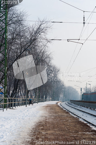 Image of Train station at winter