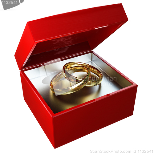 Image of gold wedding rings