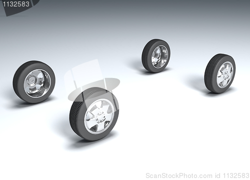 Image of Four wheels