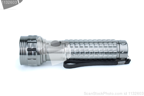 Image of Small metal flashlight