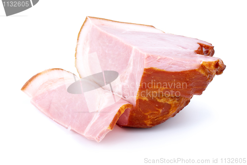 Image of Piece of gammon and slice