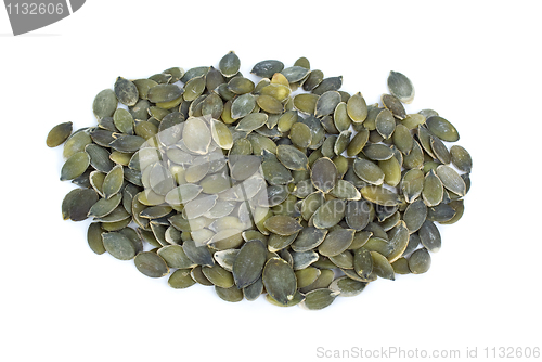 Image of Some shelled pumpkin seeds