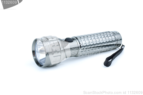 Image of Small metal flashlight