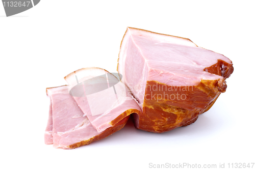 Image of Piece of gammon and some slices
