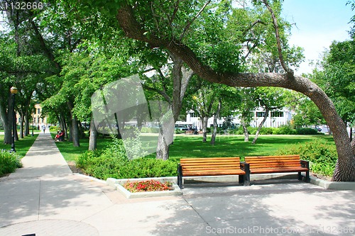 Image of Victoria Park in downtown Regina