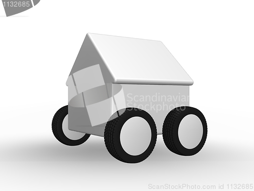 Image of house on wheels