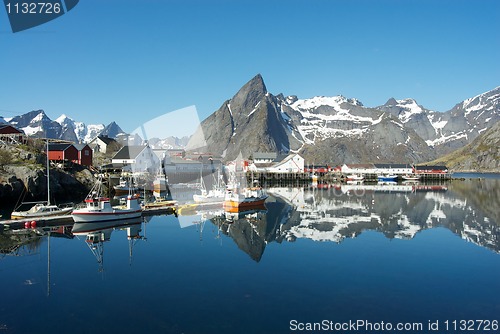 Image of Lofoten harbour