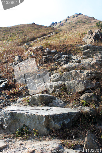 Image of path through mountains 