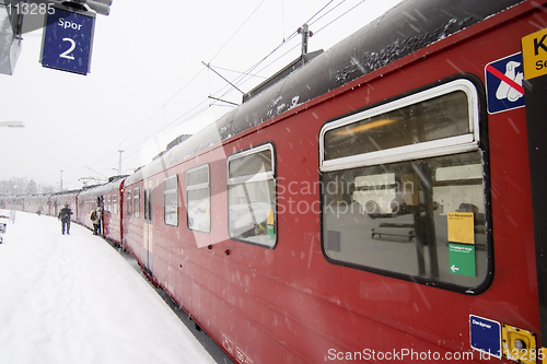 Image of Winter Train Station