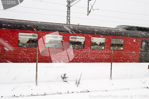 Image of Winter Train Station
