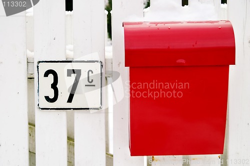 Image of Red Mail Box