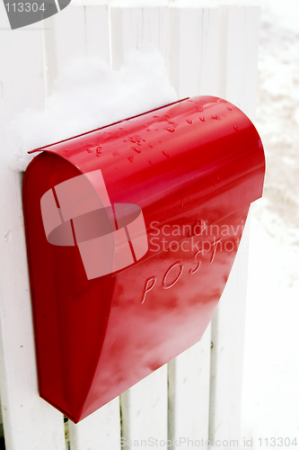 Image of Red Mail Box