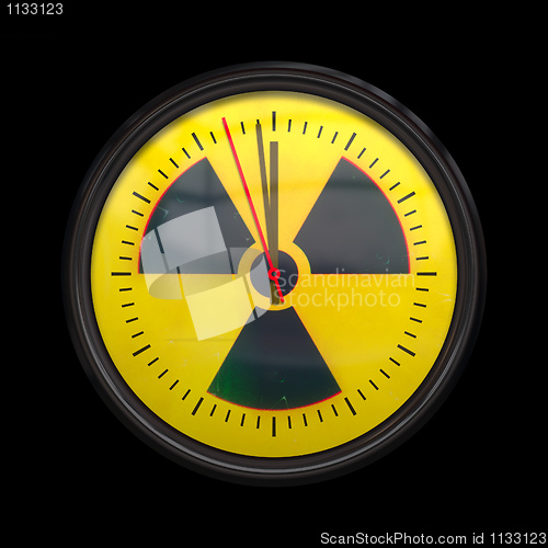 Image of radioactive clock