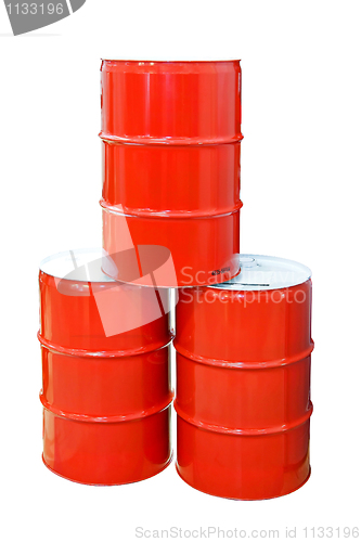 Image of Barrels isolated