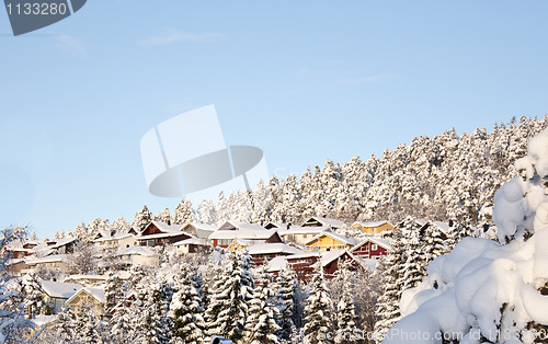 Image of Snowy village