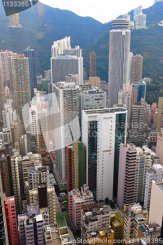 Image of Hong Kong crowded buildings