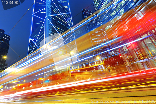 Image of modern city at night