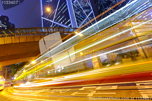 Image of traffic through downtown