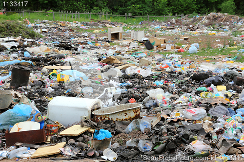Image of garbage in landfill
