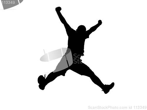 Image of Jumping silhouette