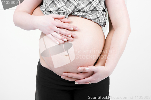 Image of pregnant belly