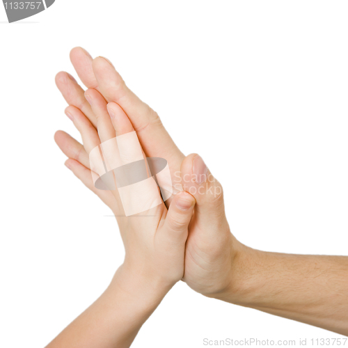 Image of children's and men's palm