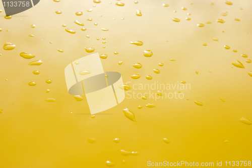 Image of raindrops on the surface