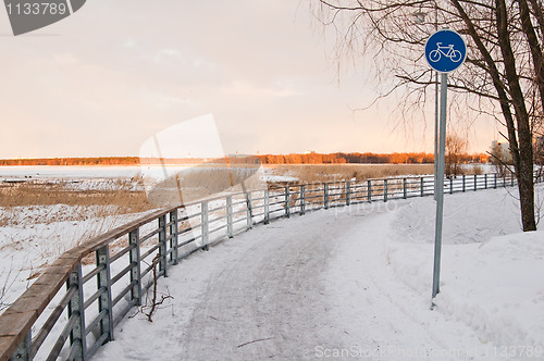 Image of Foot path along seacoast