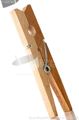 Image of Wooden clothespin