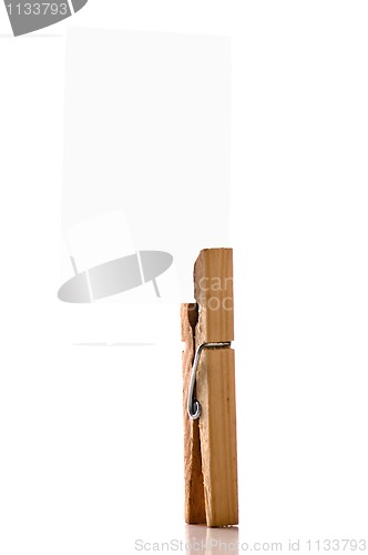Image of Wooden clothespin