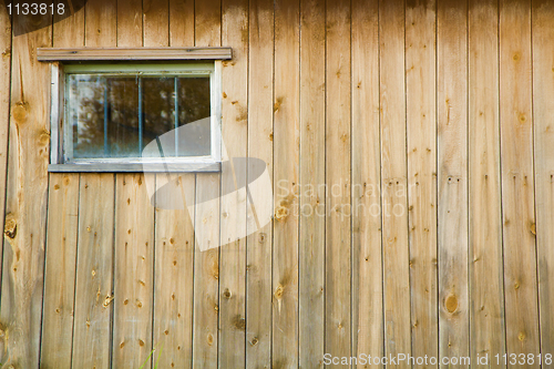 Image of wall of boards