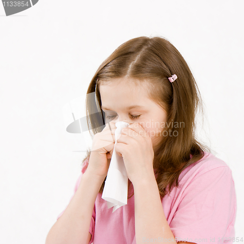 Image of sick child