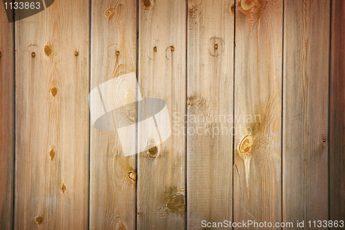 Image of wall of boards