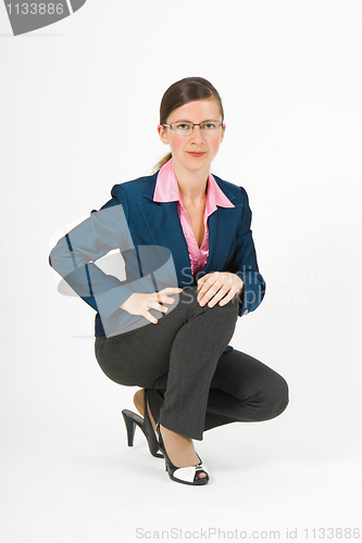 Image of girl in a business suit