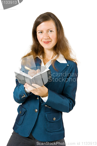 Image of Girl with notebook