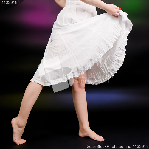 Image of girl in summer dress