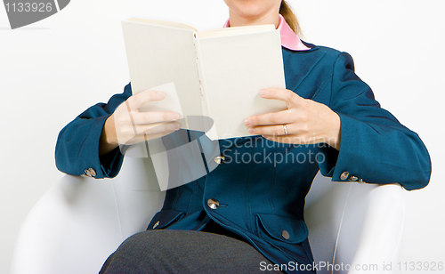 Image of girl with a book