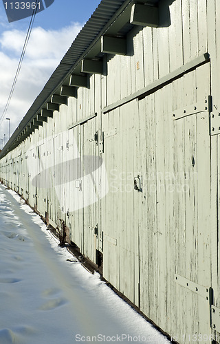 Image of Row of doors