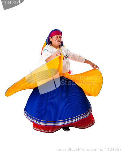 Image of Dancing Latin Gypsy woman