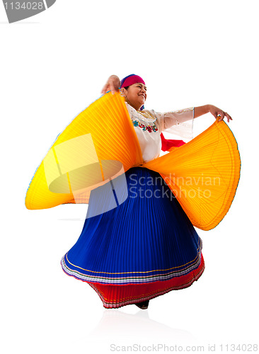 Image of Dancing Latin Gypsy woman