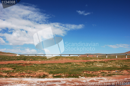 Image of Railroad bridge in Tibet