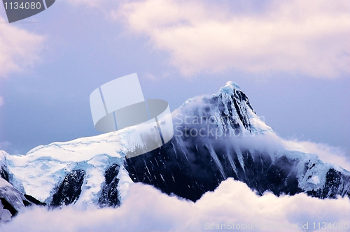 Image of Landscape of snow mountains