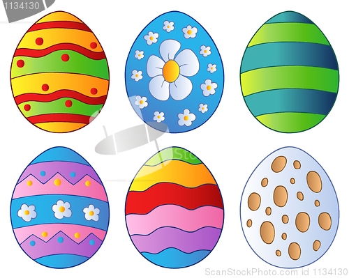 Image of Various Easter eggs