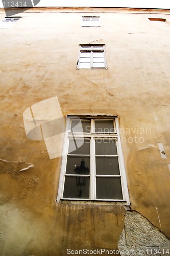 Image of Abstract Yellow Wall